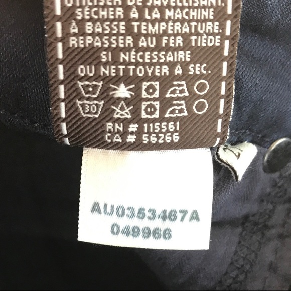 New 7 Seven for all Mankind Culottes Jeans 26 dark gaucho - Picture 7 of 7